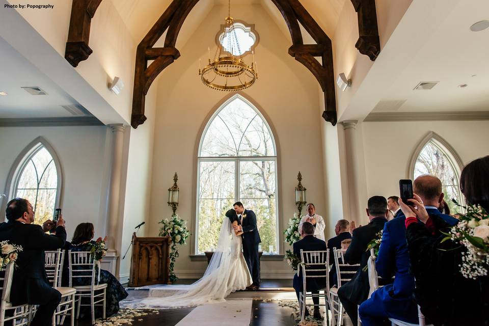 Wedding kiss