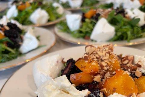 Peach & Burrata Salad