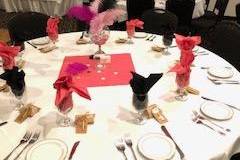 Mardi Gras theme wedding