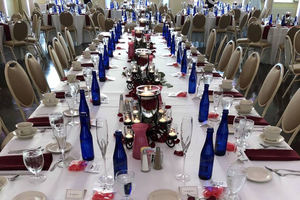 Long table setup