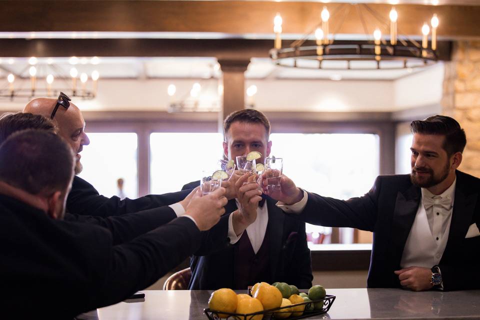 Drinks before the ceremony