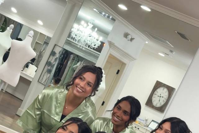 Adriana's bridal party