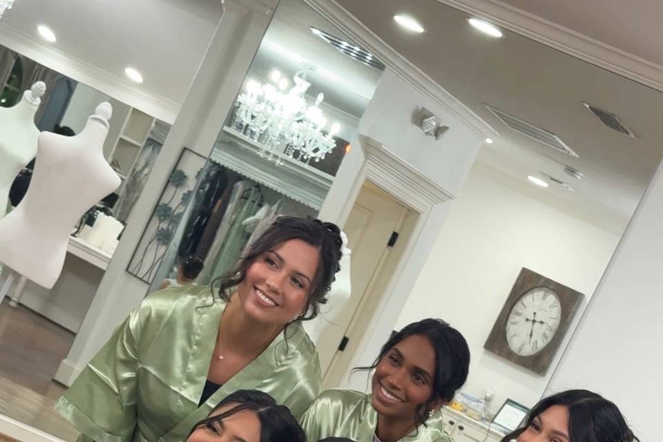 Adriana's bridal party