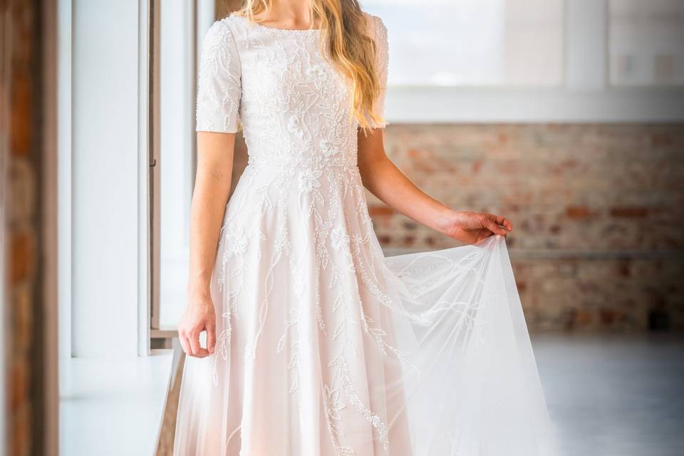 Mon Cheri Modest Mary's Bridal