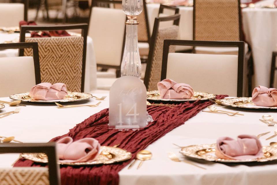 Handmade centerpieces