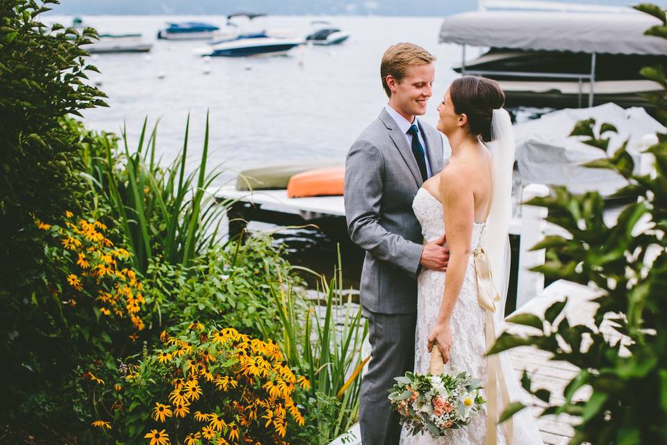 Couple by the Yacht Club