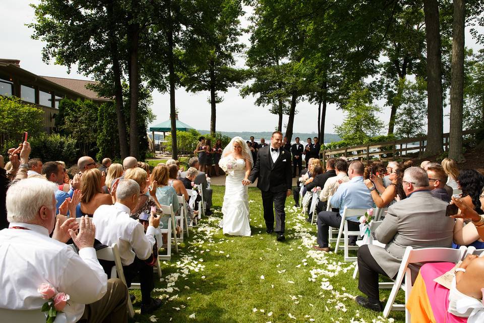 A wedding procession