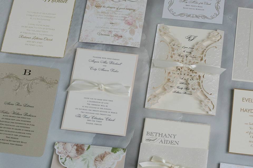 Elegant Wedding Invitations