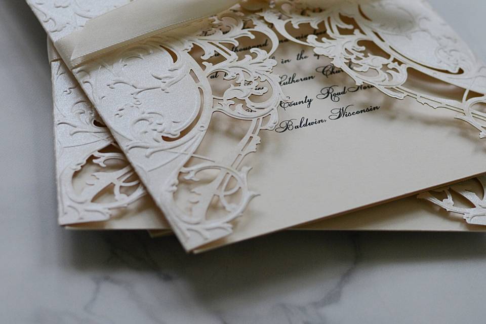 Devotion Vellum Invitation