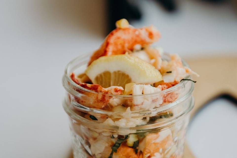 Lobster Salad w/ Lemon & Basil