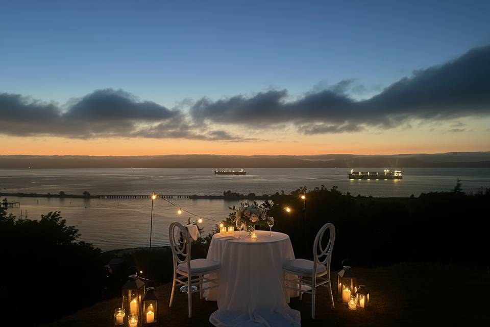 The Bluff intimate dinner