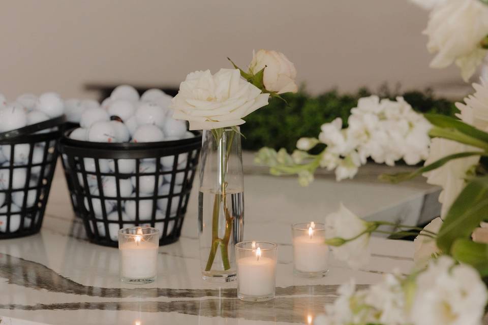 Golf wedding