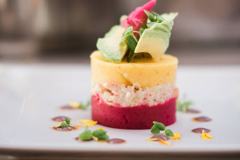 Crab  Avocado Causa