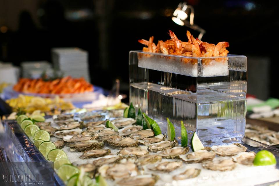 Raw bar display