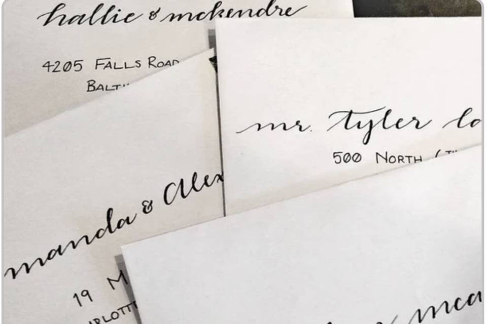 B&W envelopes