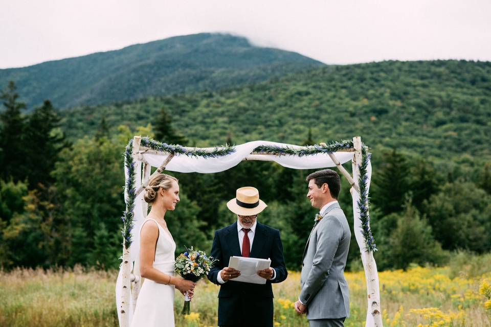 Mountain backdrop