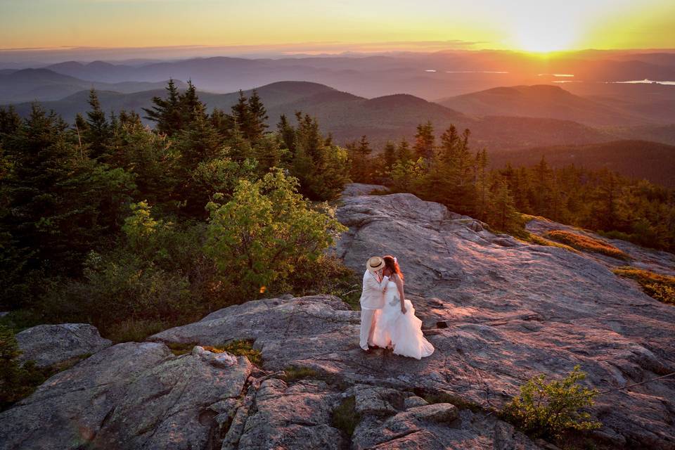 Scenic backdrop