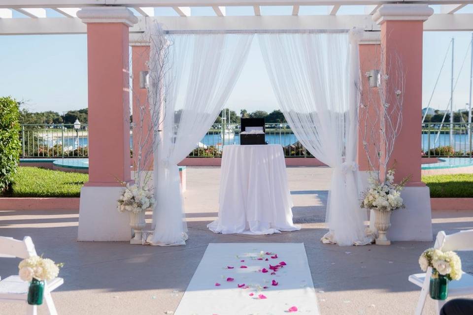 Wedding ceremony stage​