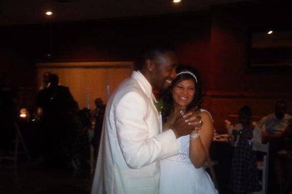 The couple dancing