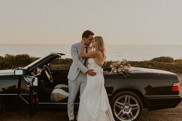 The happy newlyweds