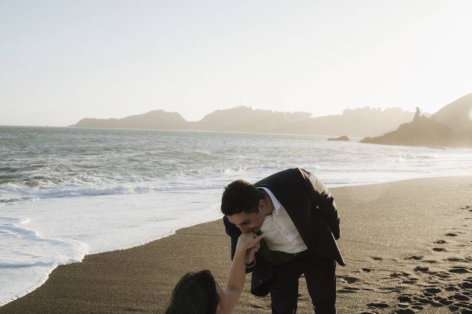 Black Sands Beach Elopement