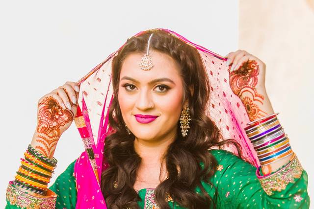 A beautiful Desi bride in Southern California.
