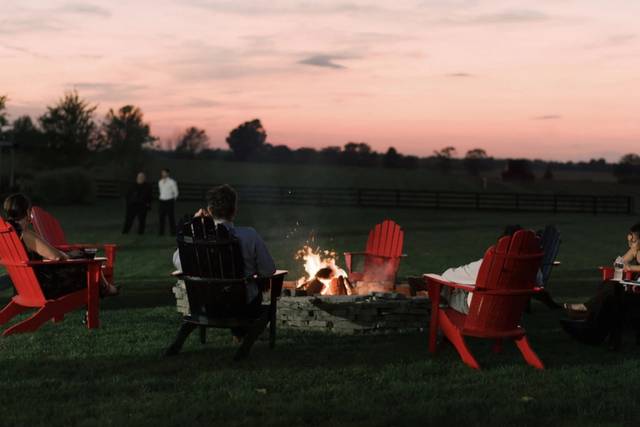 Evening fire