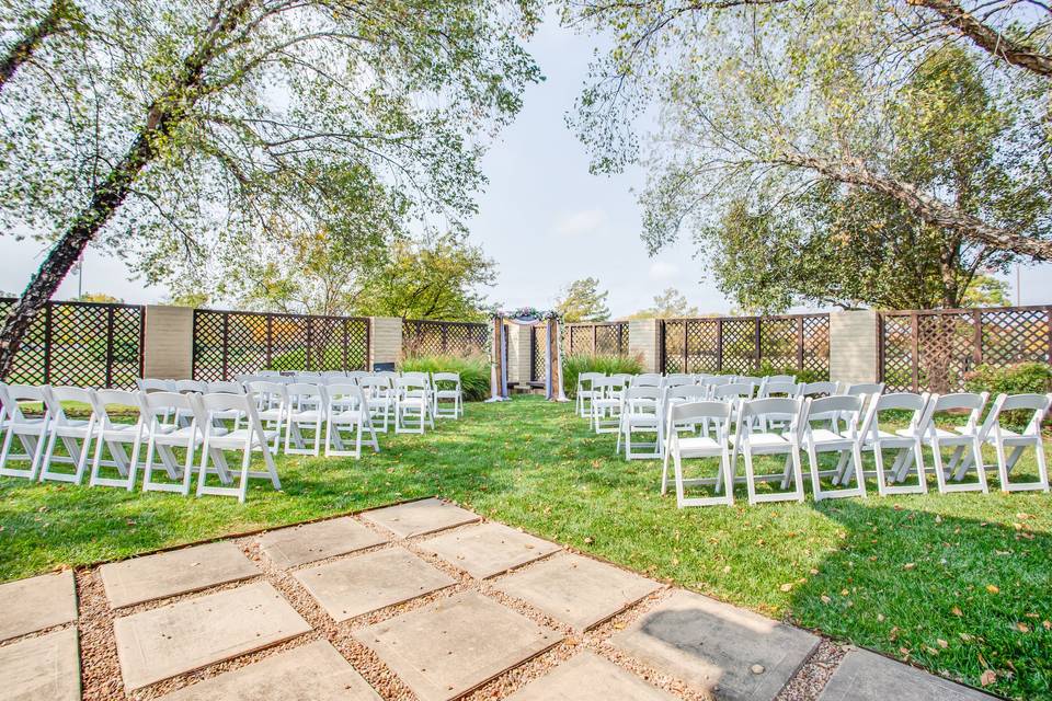 Private Garden Ceremony