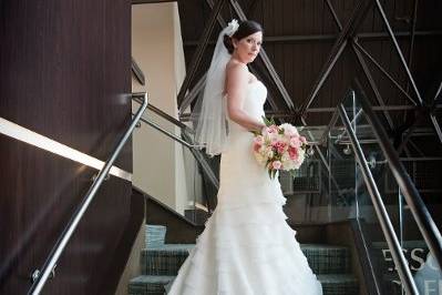 Gown provided by pure english bridal couture