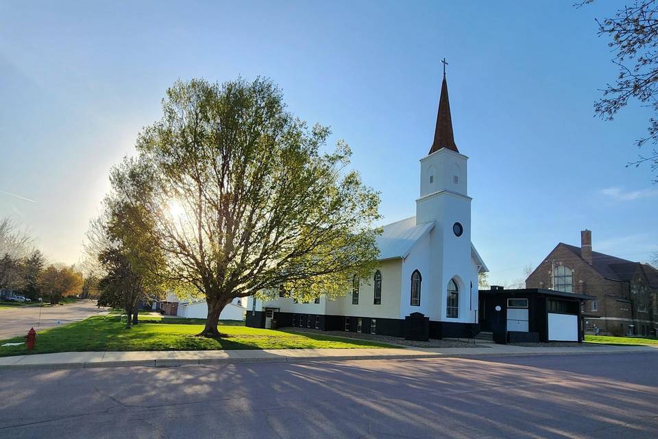 Outside our chapel