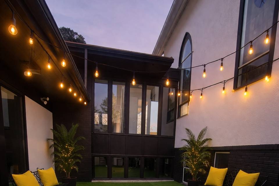 Our courtyard