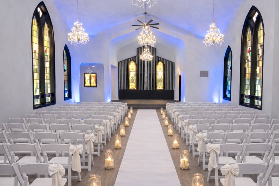Chapel for a ceremony