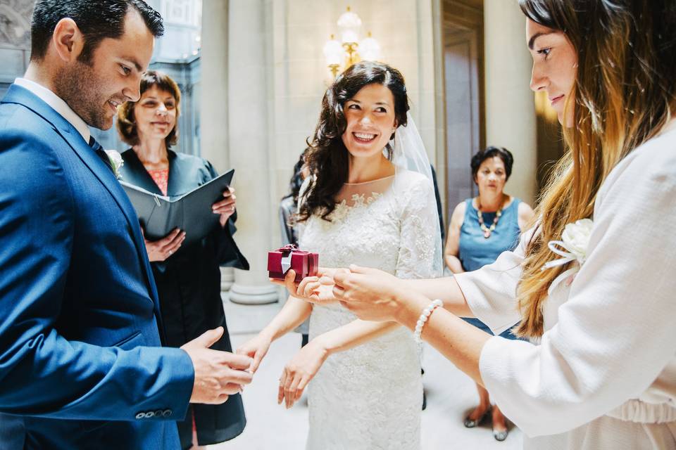 Sf city hall wedding