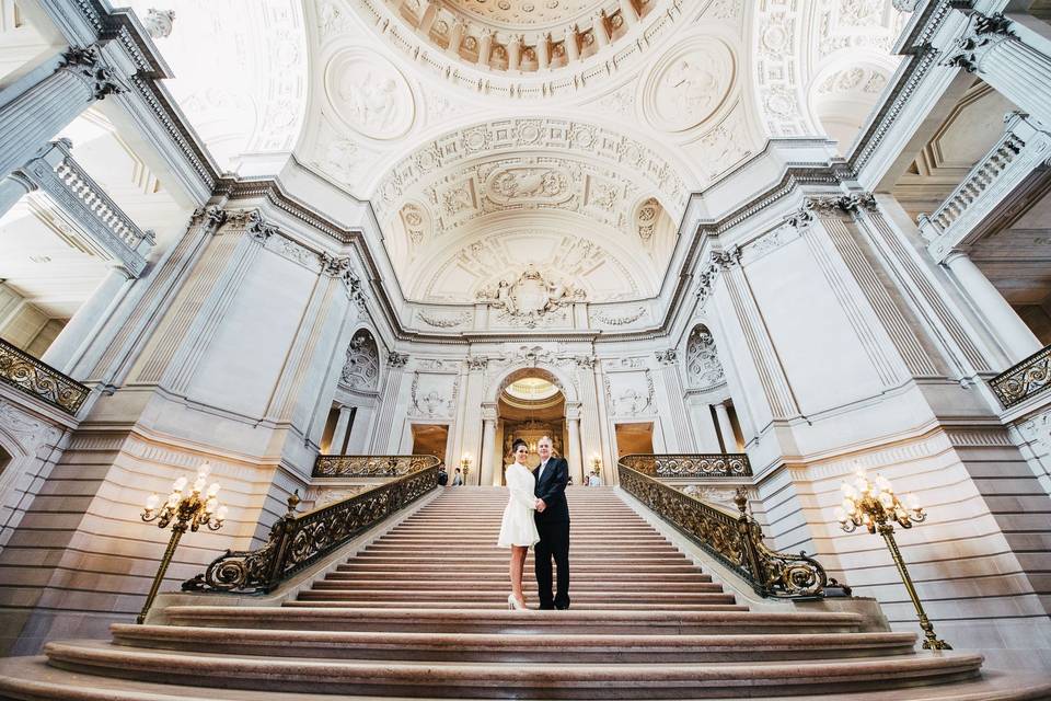 Sf city hall wedding