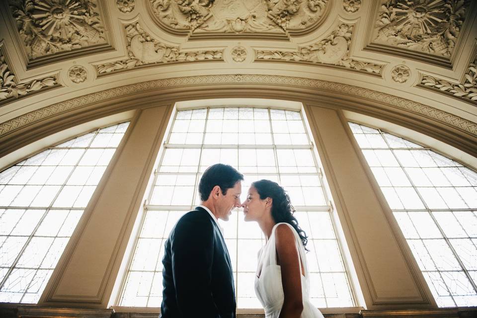 Sf city hall wedding