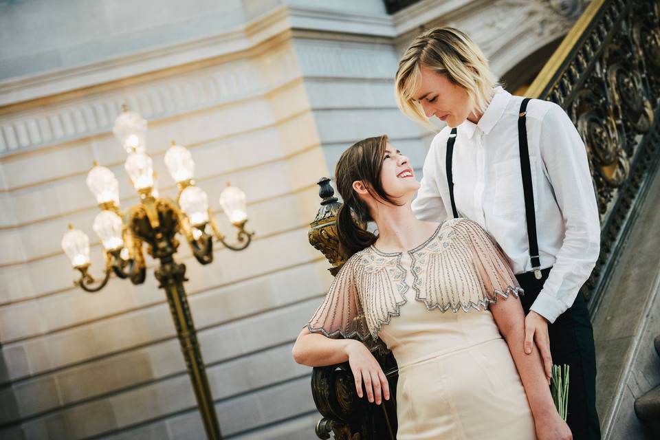 Sf city hall wedding