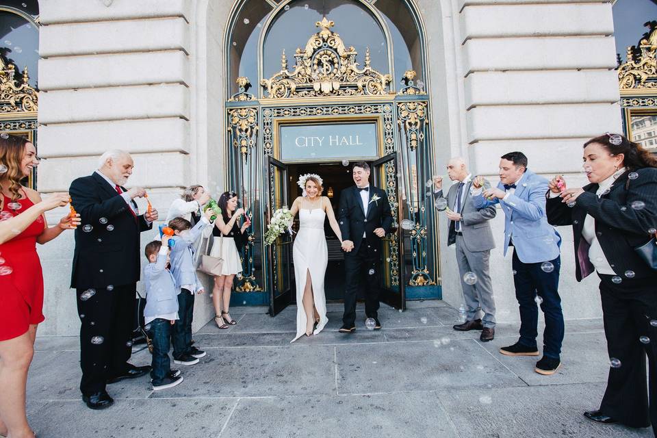 Sf city hall wedding