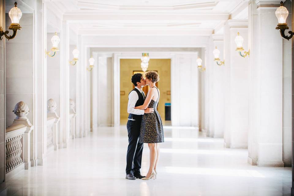 Sf city hall wedding