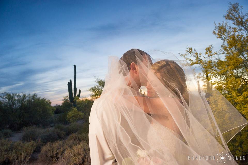 Couple kissing