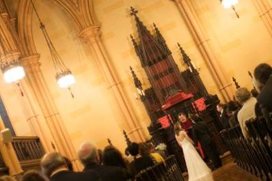 Indoor wedding ceremony