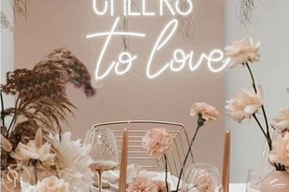 neon signs to complement b
