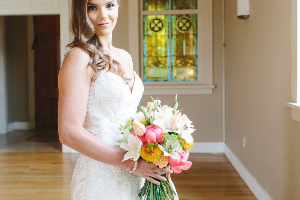 Bride in Hall