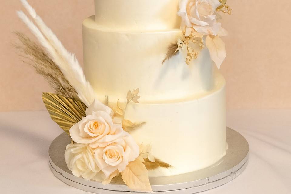 Boho Style Wedding Cake