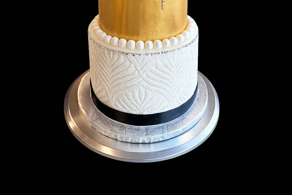 3 Tier Gatsby Themed Cake