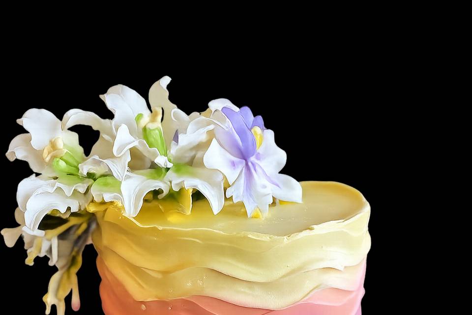 Sunset in Hawaii Cake