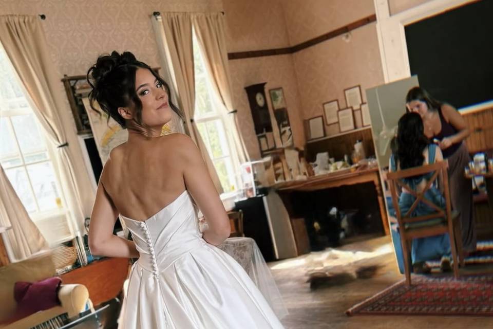 Updo bridal