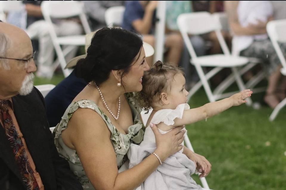 MOB and flower girls style