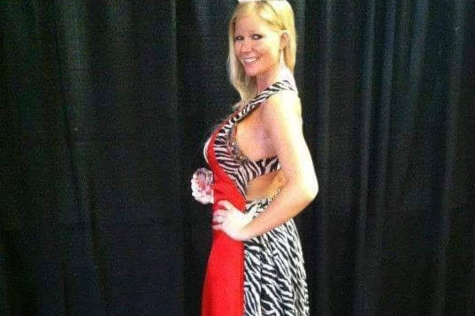 Award-winning pageant gown