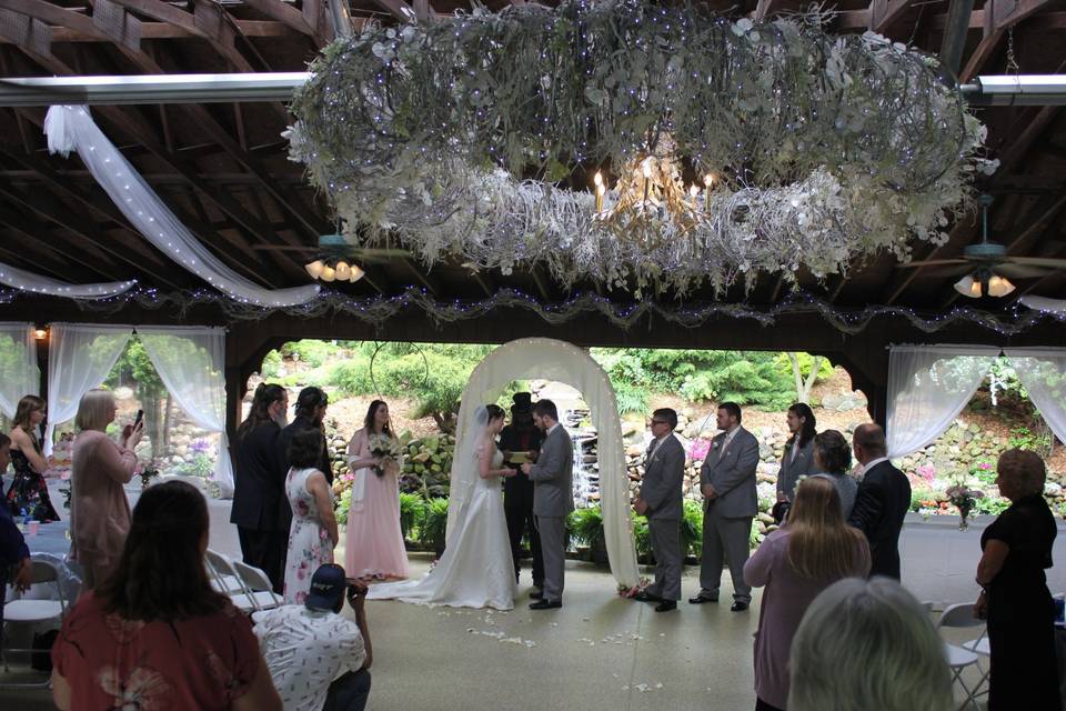 Ceremony in hall