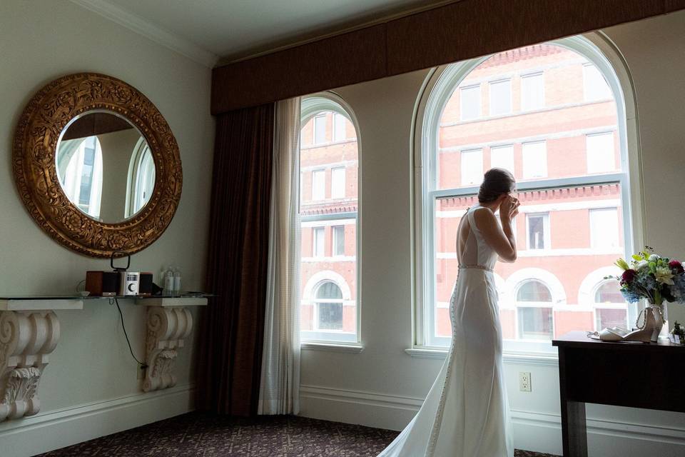 Bride Getting Ready